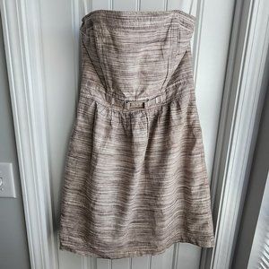 Strapless Banana Republic linen dress- Size 12